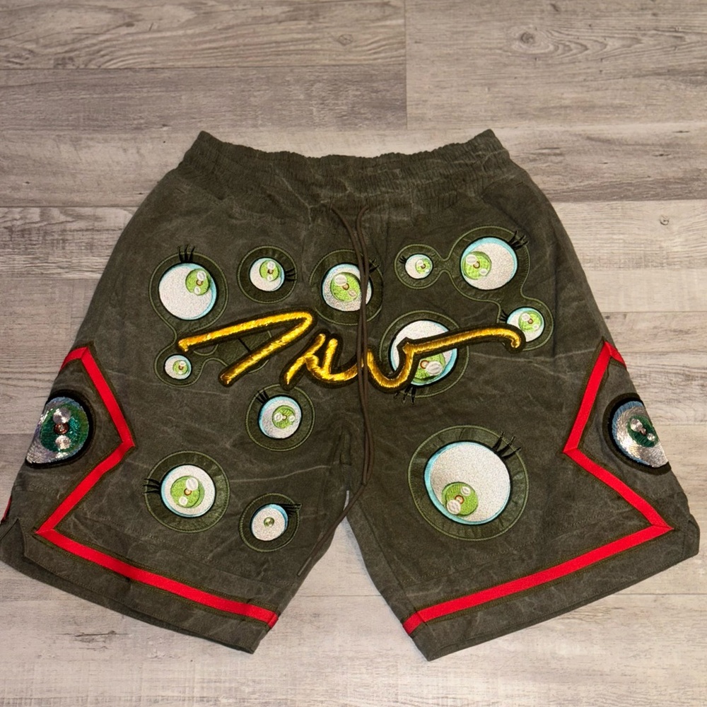 Takashi Murakami x READYMADE Basketball Shorts